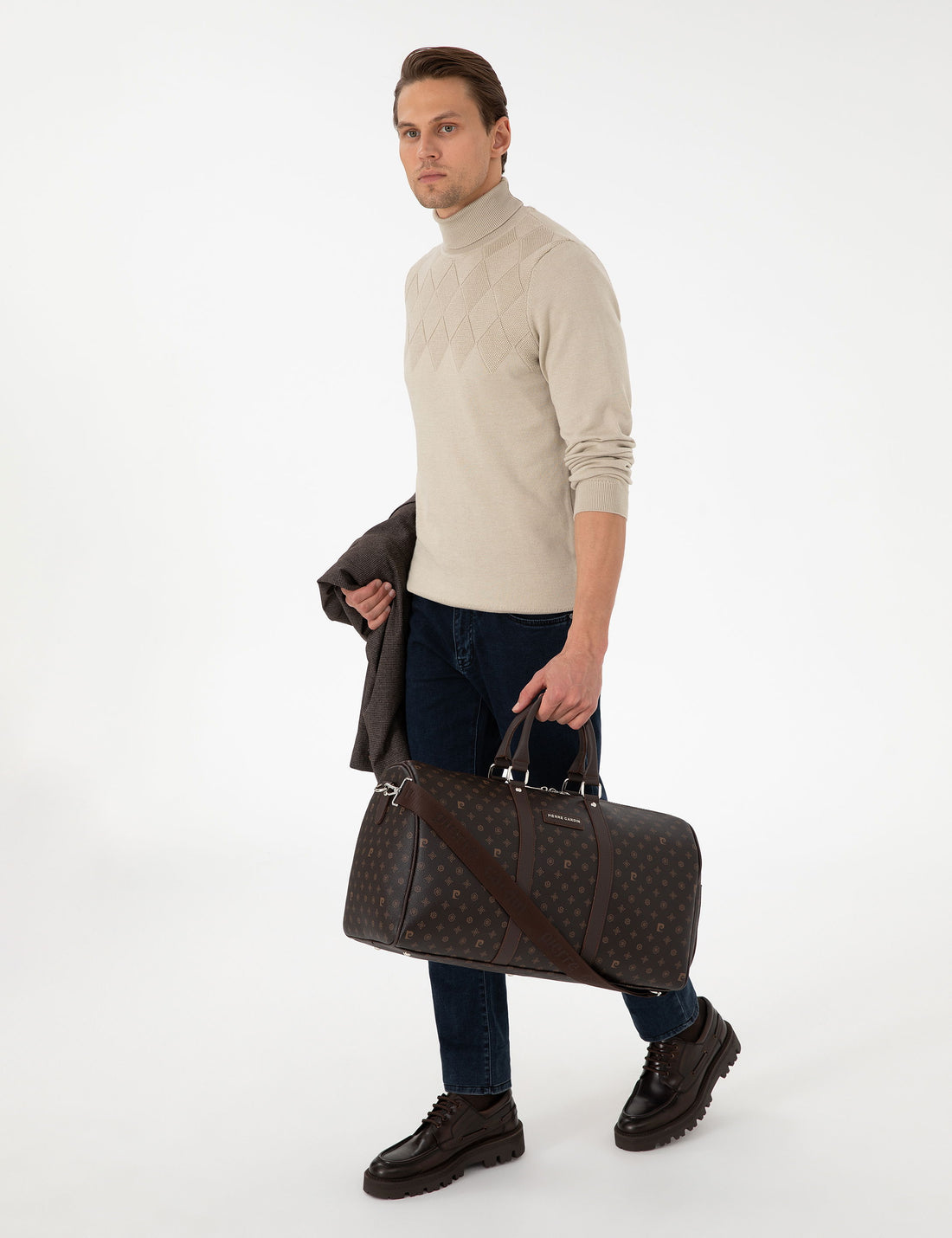 Men's Brown Sports Bag