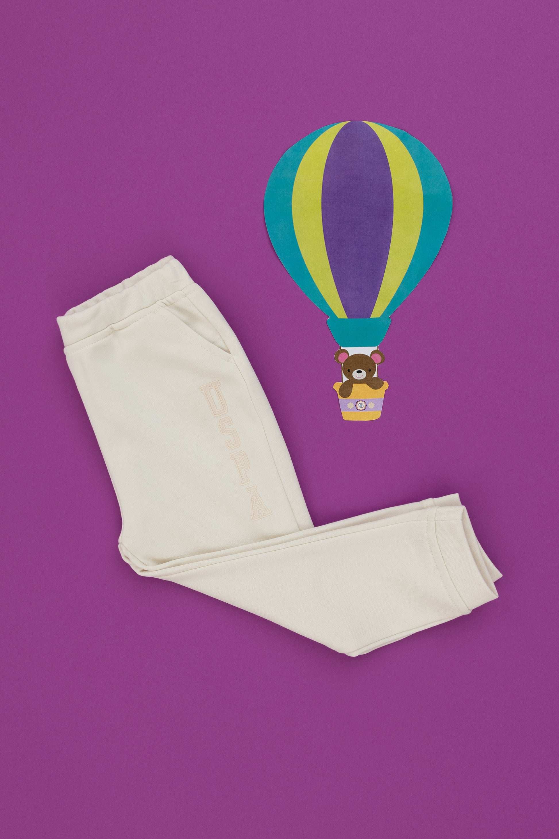 Baby Girl Cream Sweatpants