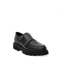 Black 100% Leather Casual Shoes