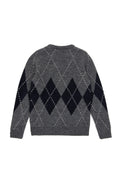 Boy's Light Grey Melange Sweater
