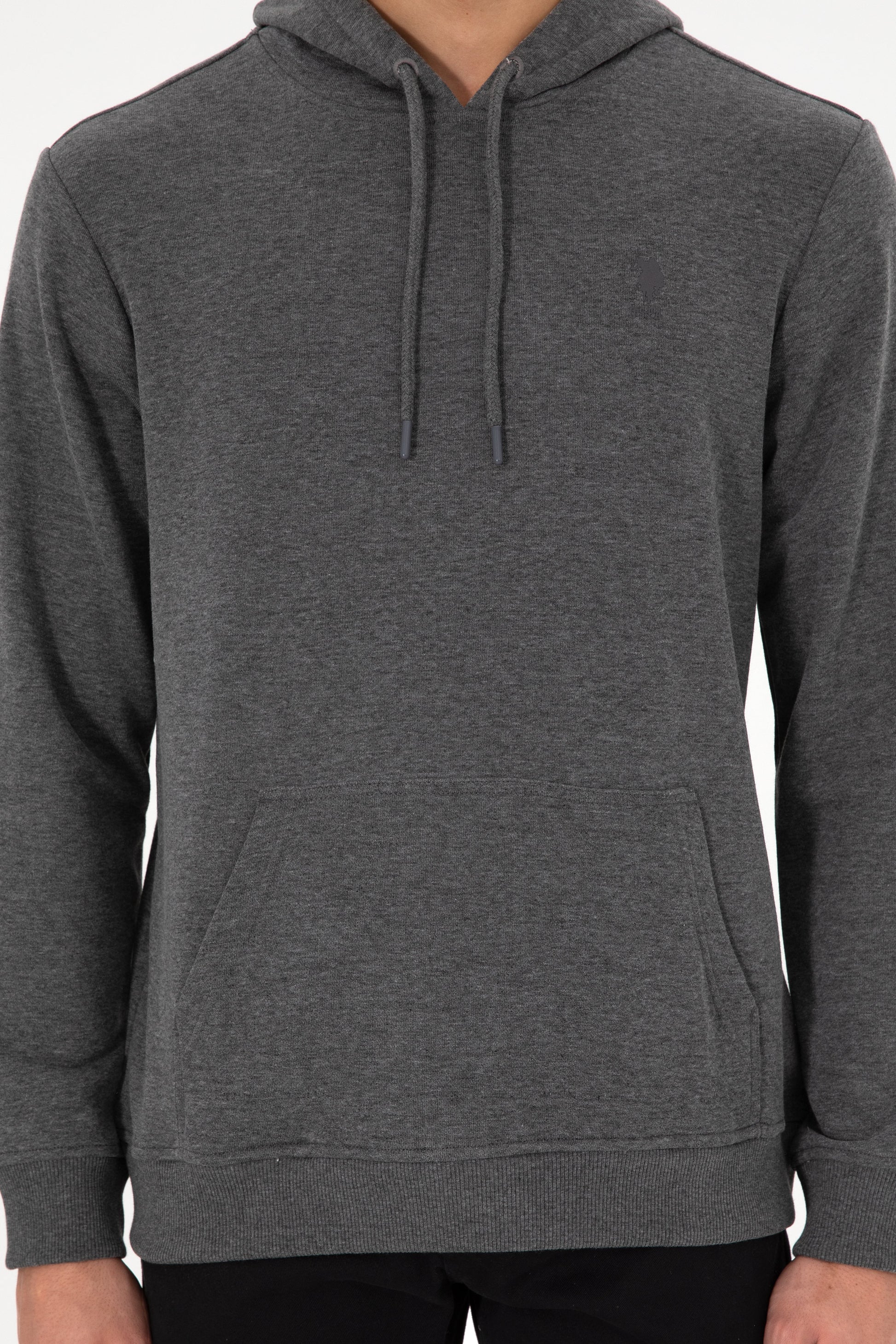 Men's Anthracite Melange Basic Sweatshirt