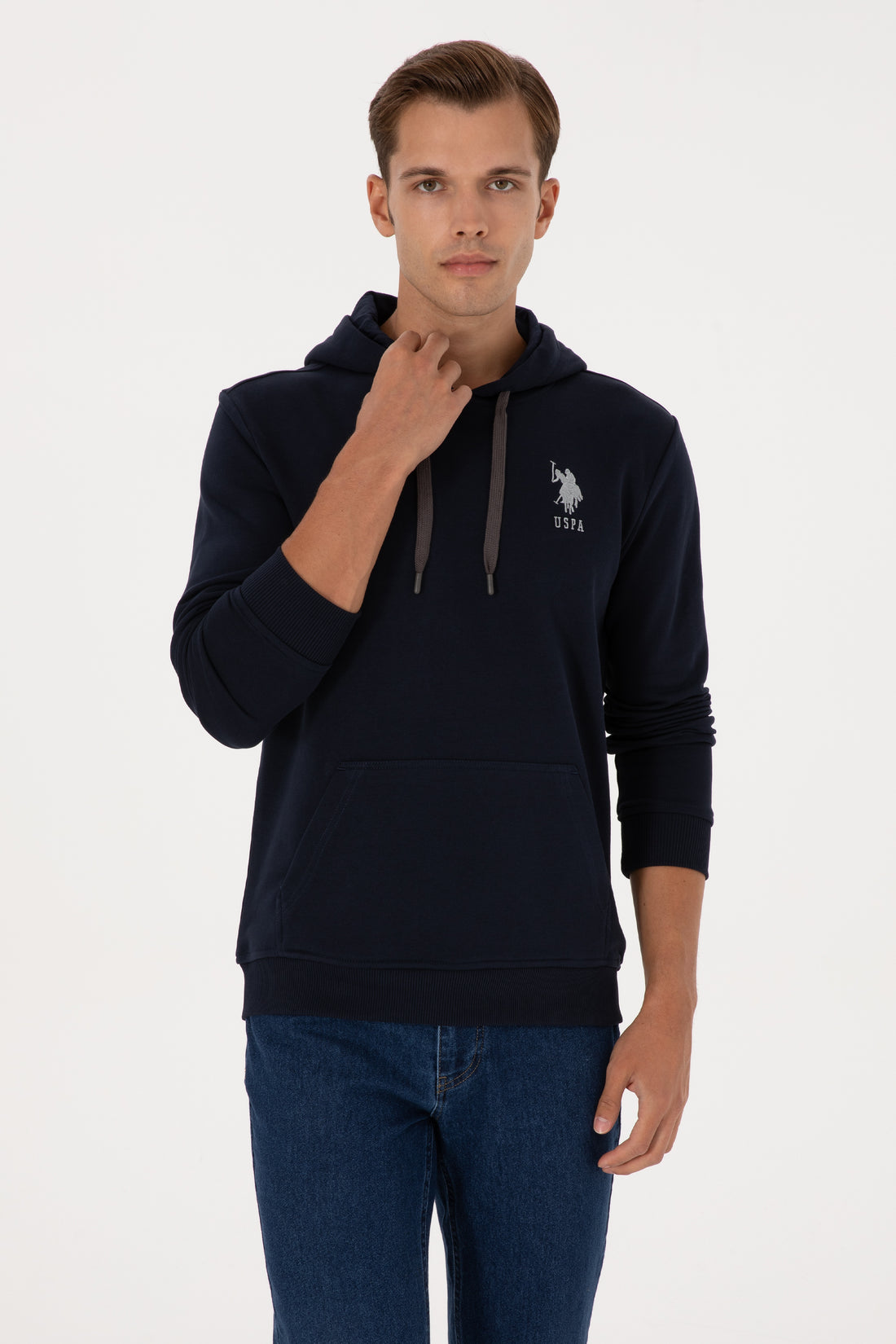 Men's Navy Blue Basic Sweatshirt