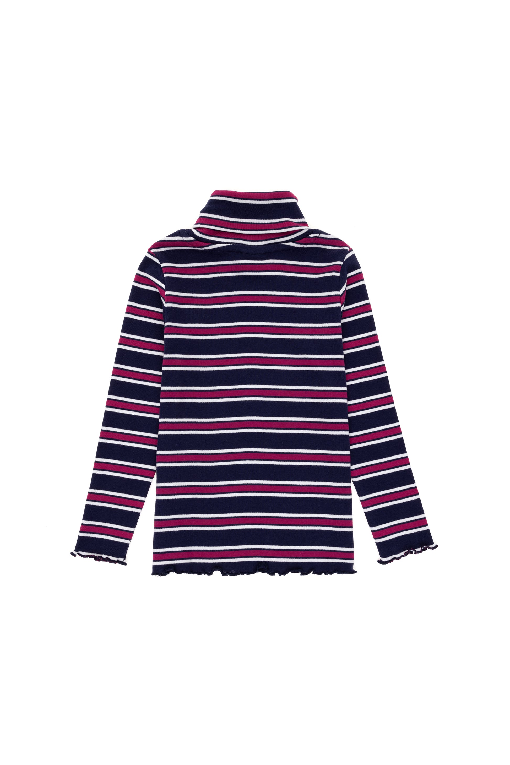 Girls' Navy Turtleneck Sweatshirt
