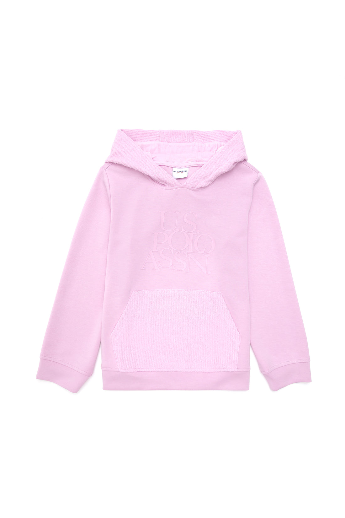 Girls' Pink Hooded Sweatshirt