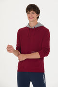 Men's Burgundy Sweatshirt