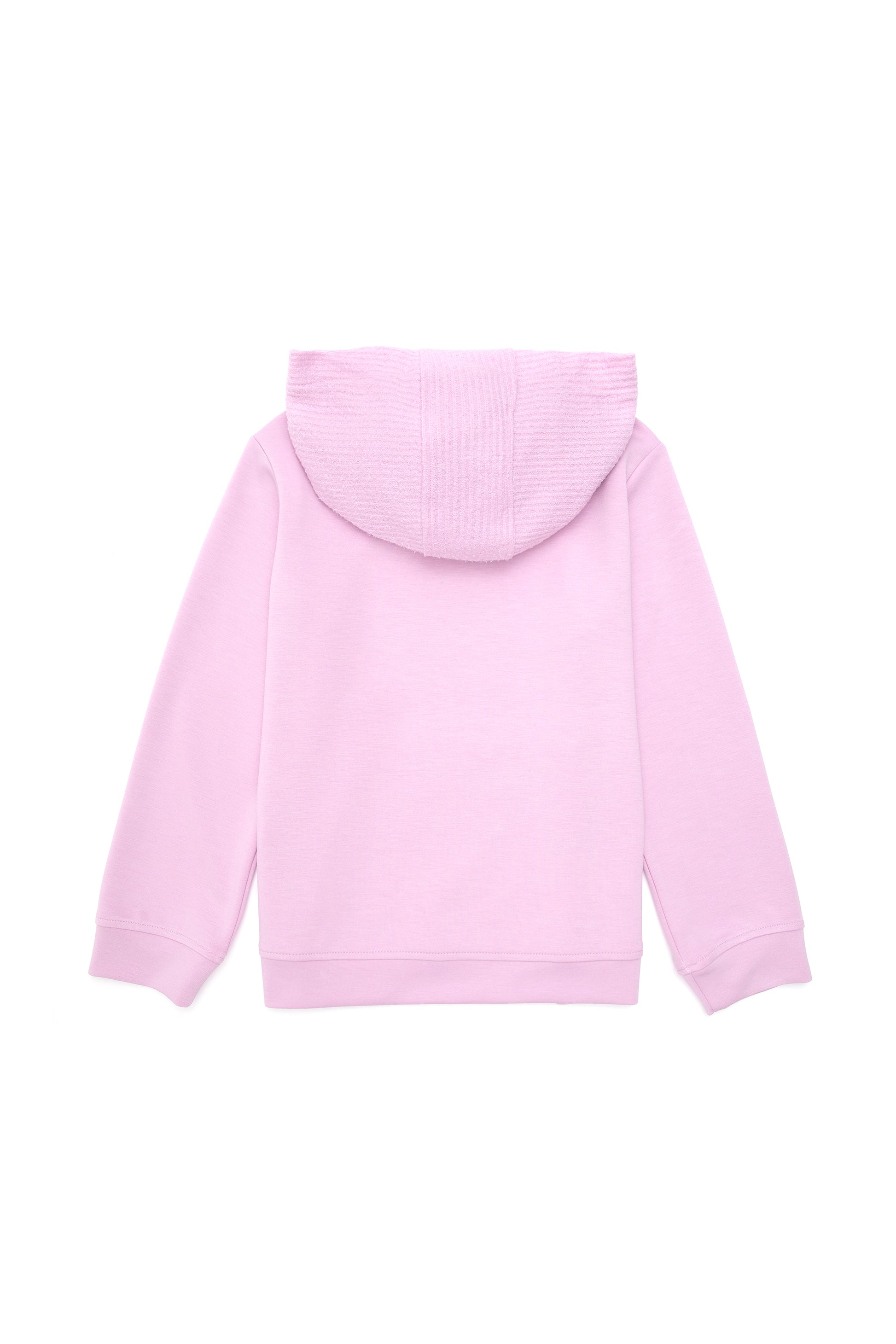 Girls' Pink Hooded Sweatshirt