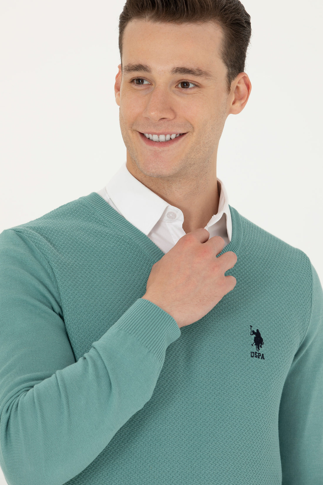 Men's Mint Basic Sweater