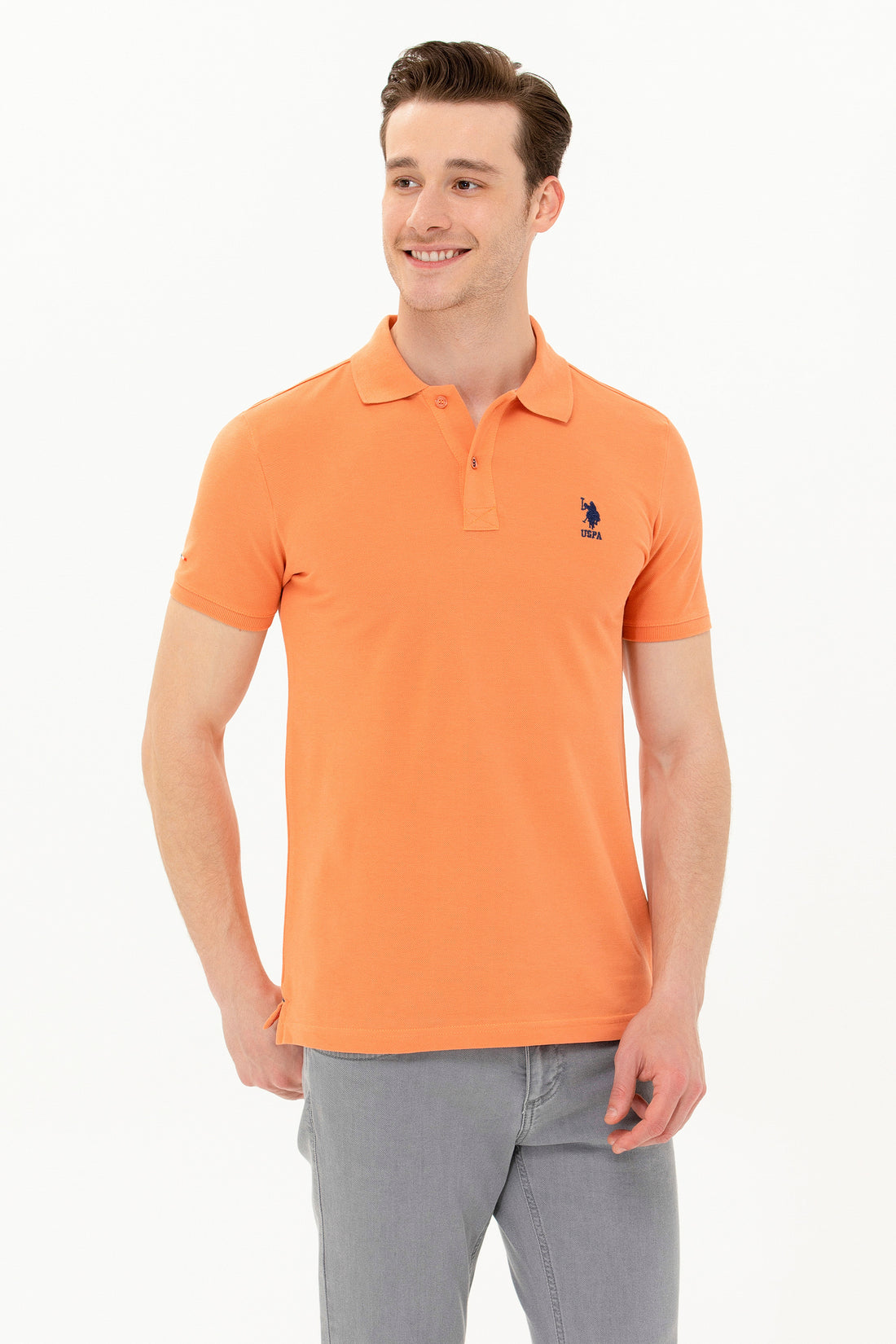 Men's Tile Basic Polo Neck T-Shirt