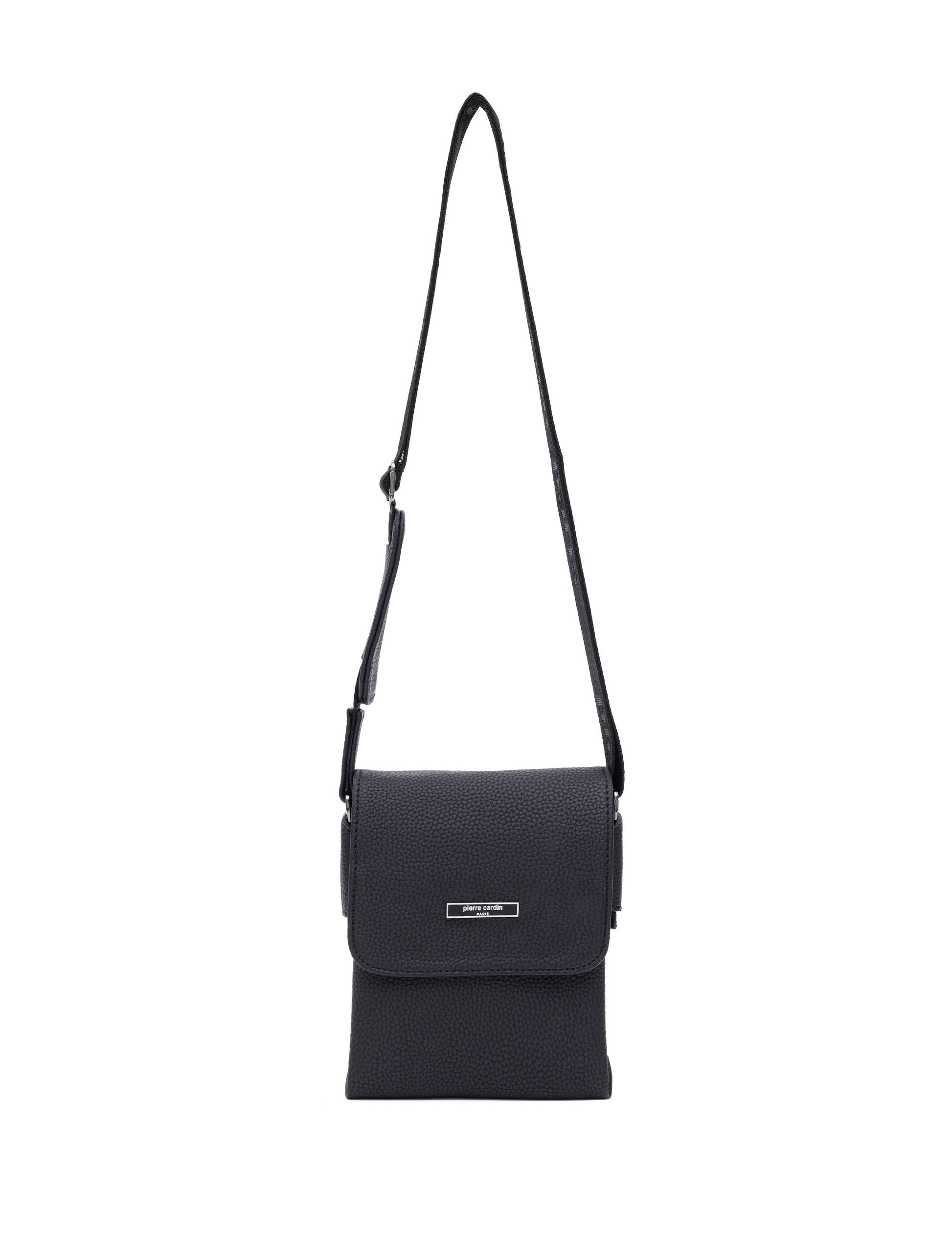 Men's Black Shoulder Bag