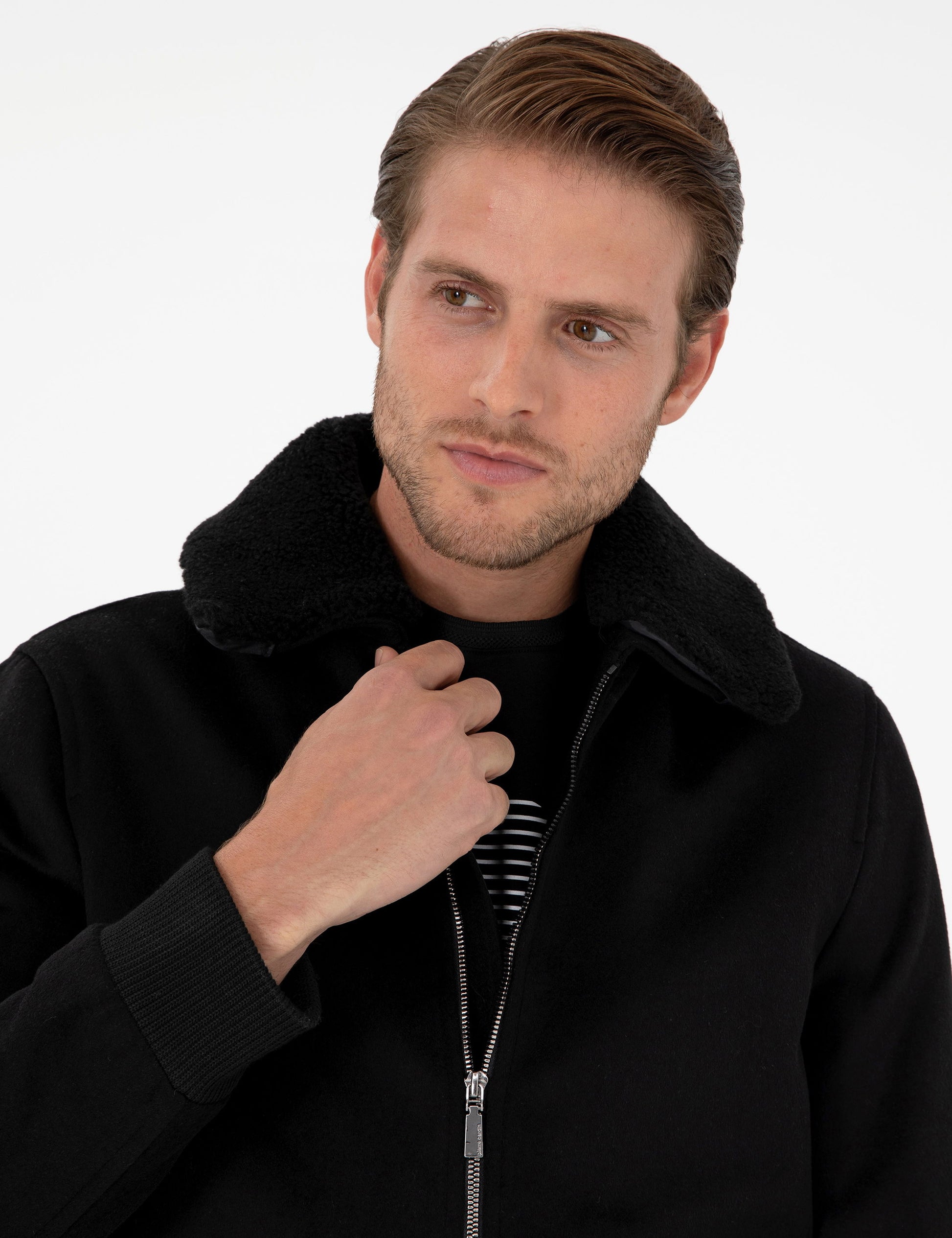 Black Cashmere Coat