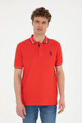 Men's Red Basic T-Shirt