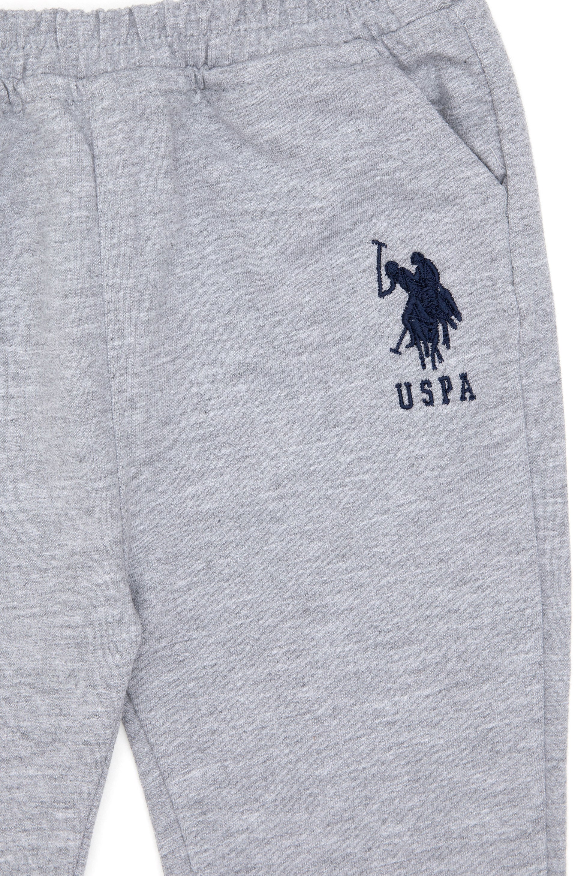 Boy Baby Grey Melange Sweatpants