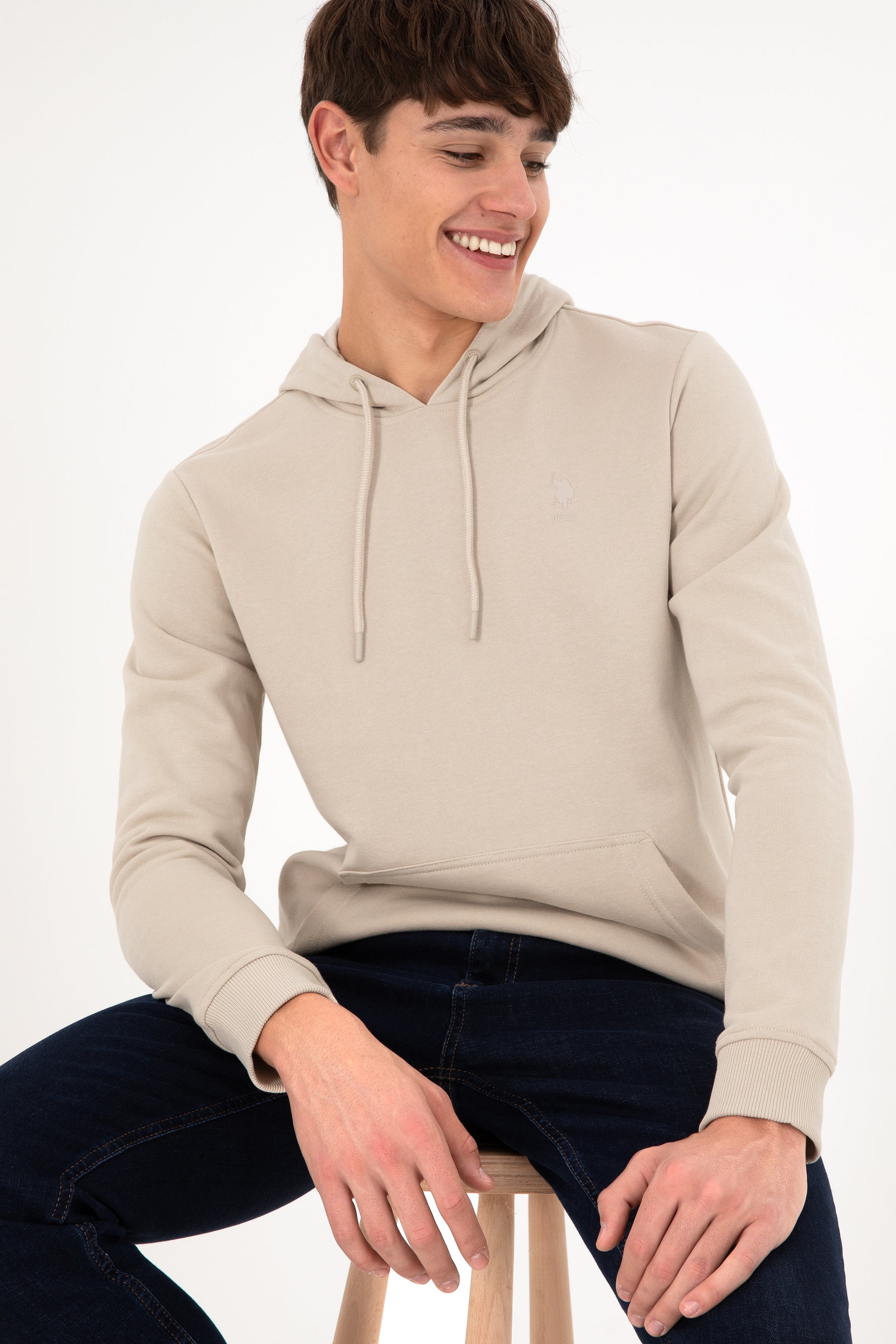 Men's Stone Basic Sweatshirt