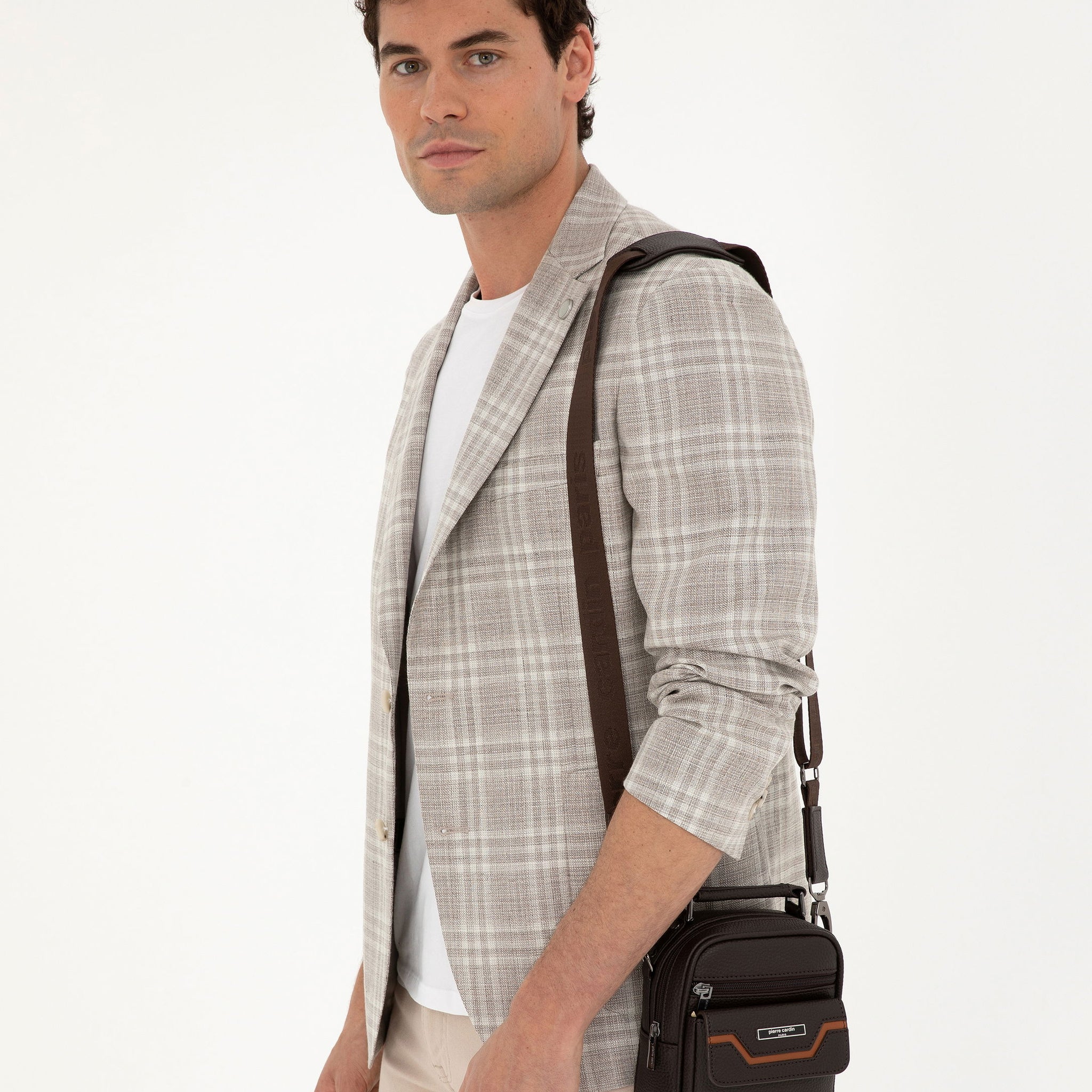 Men's Brown Hanger Handbag