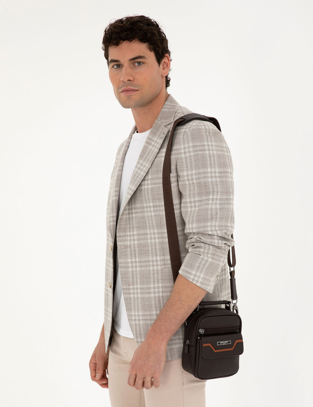 Men's Brown Hanger Handbag