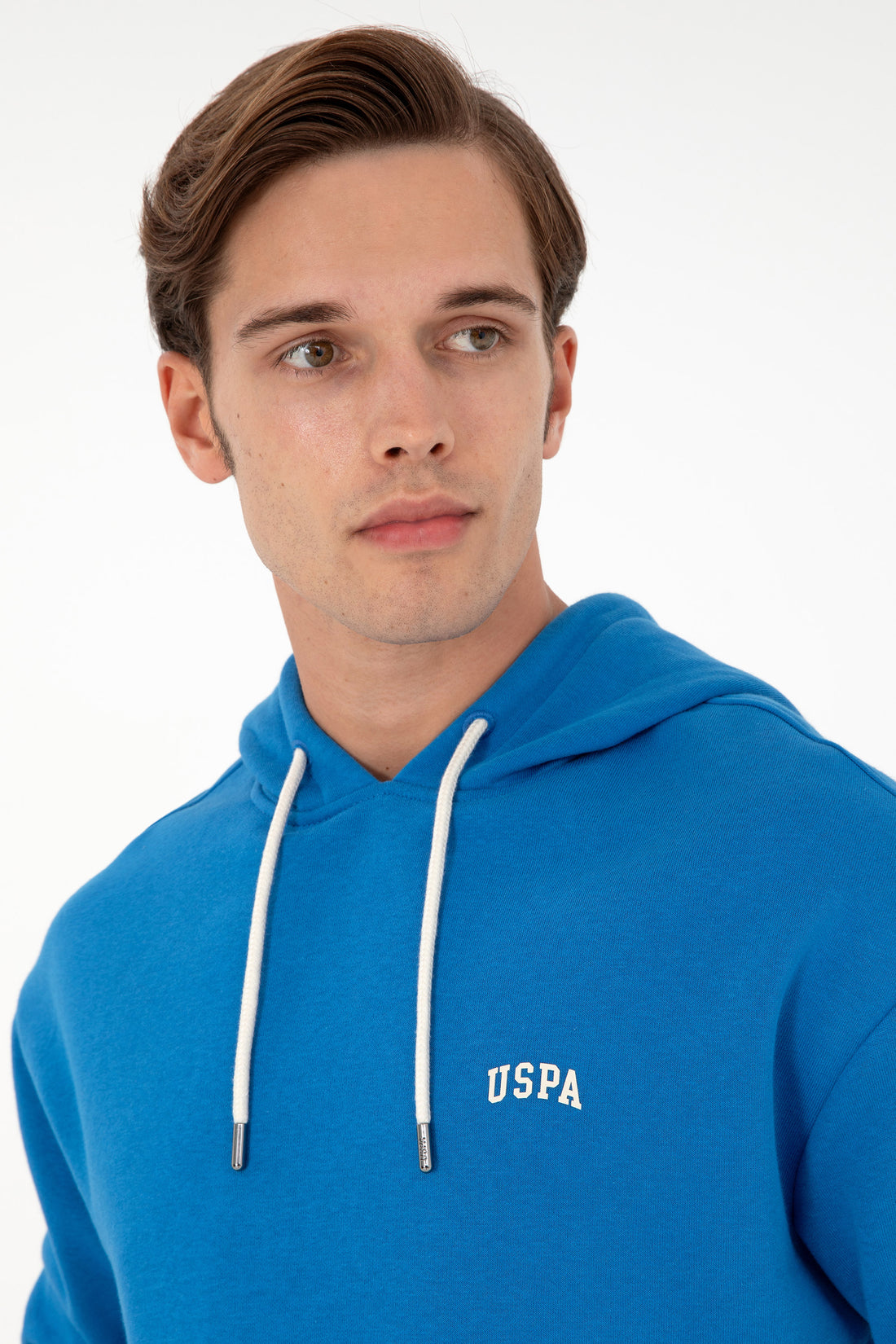 Men's Hooded Cobalt Basic Sweatshirt