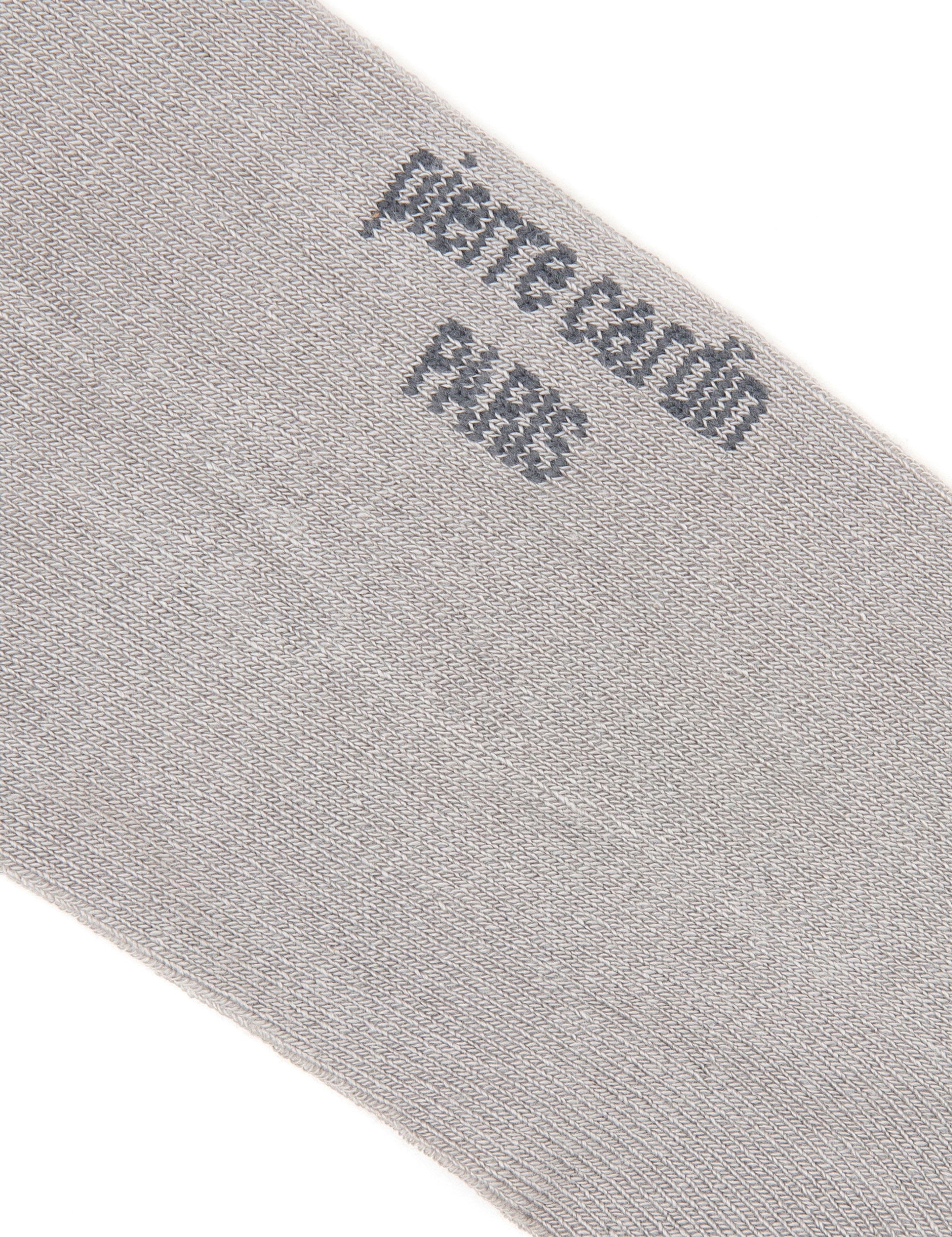 Men's Grey Flat Bootie Socks