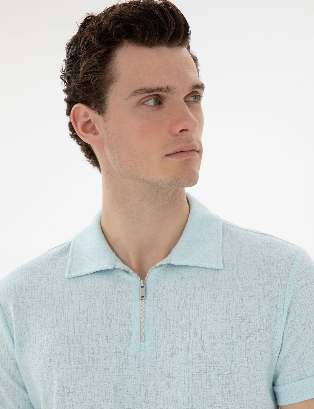 Aqua Green Slim Fit T-Shirt