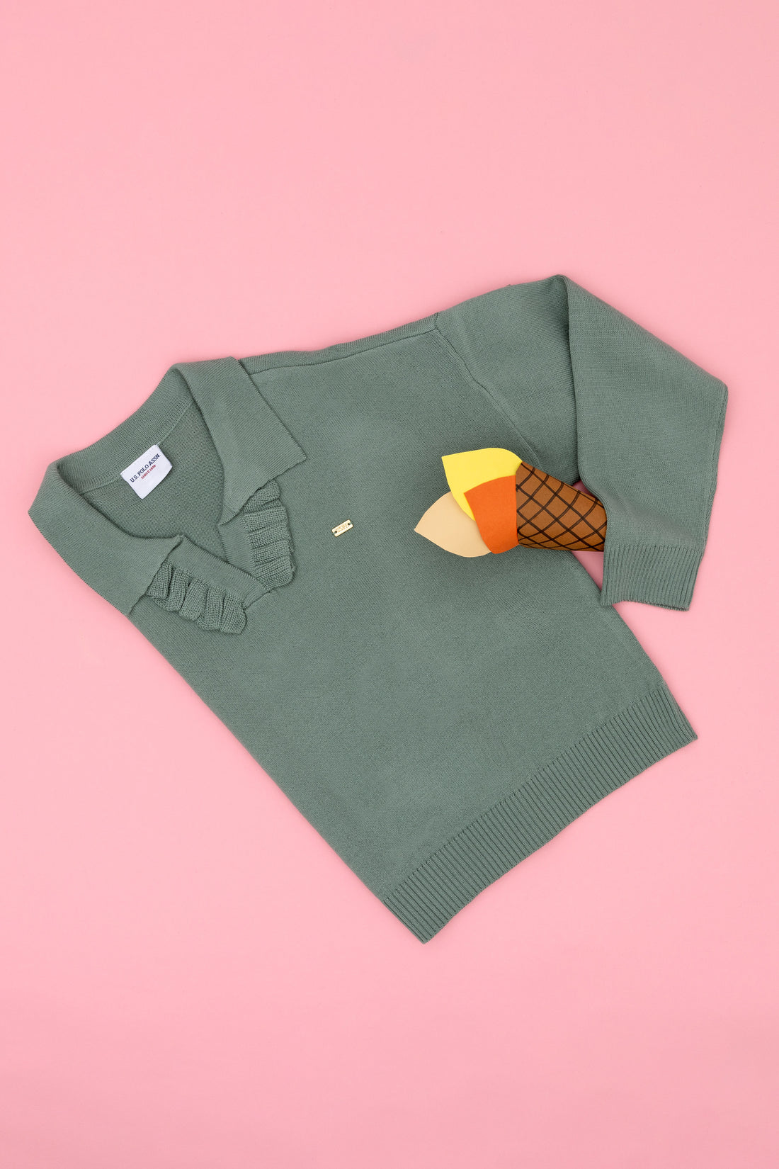 Girl's Mint Sweater