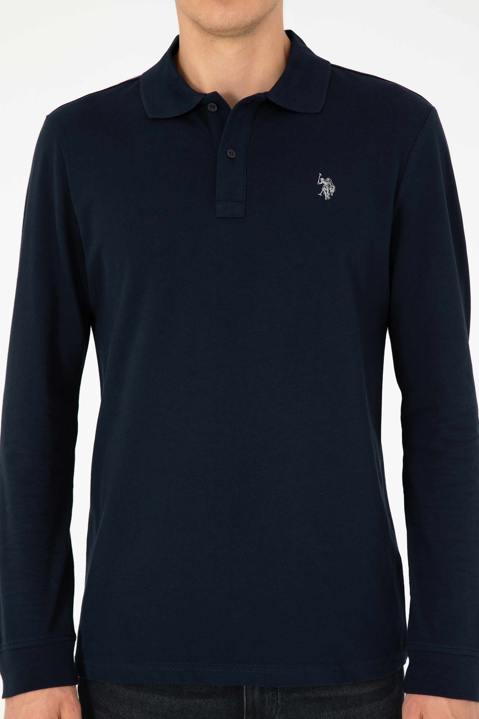 Men's Navy Blue Basic Sweatshirt