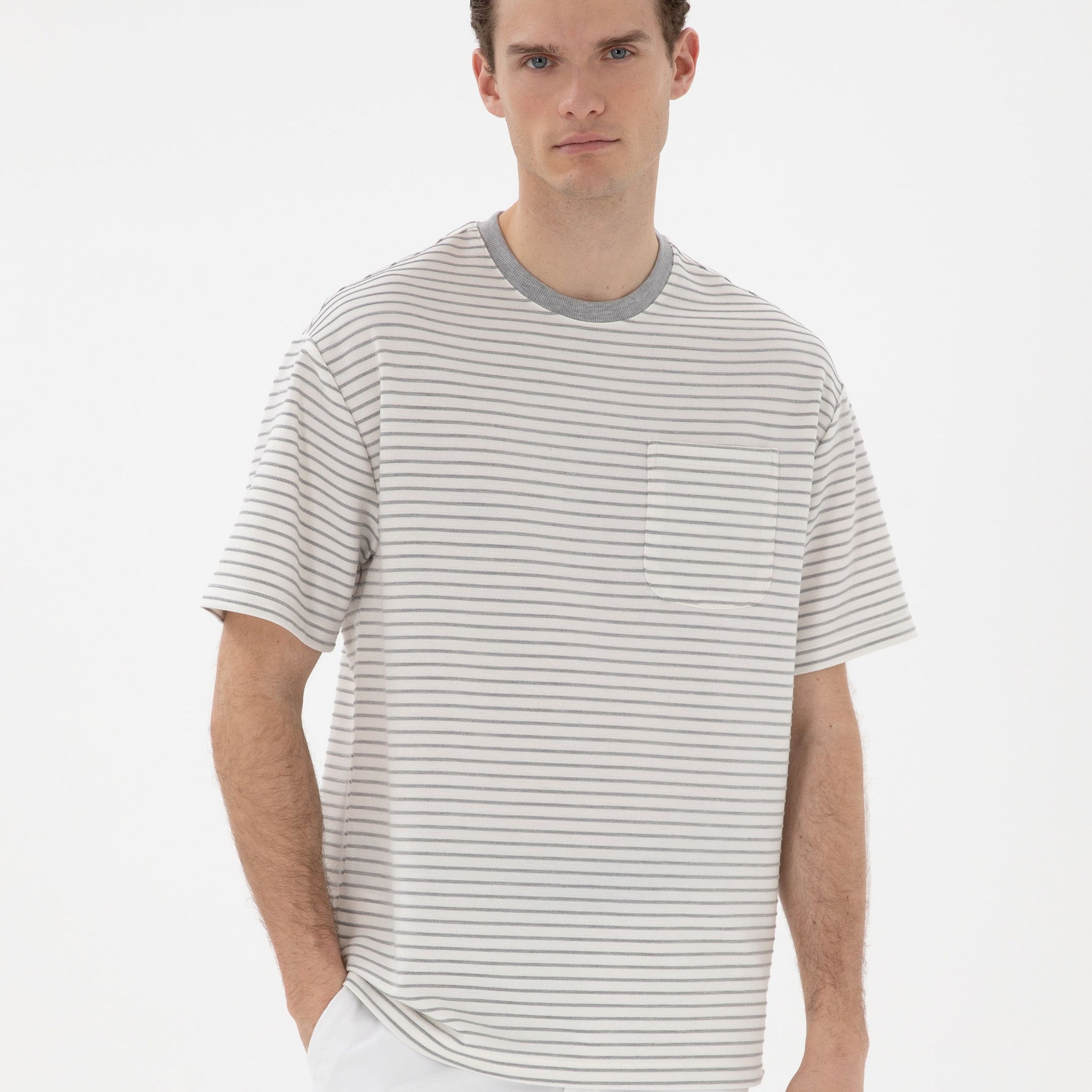 Ecru Comfort Fit T-Shirt