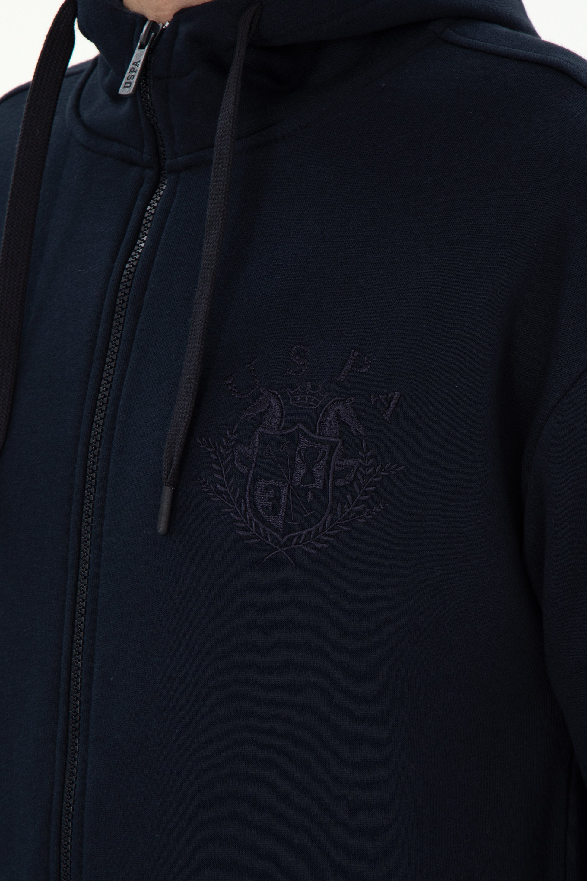 Men's Navy Blue Knitted Cardigan