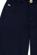 Girls' Navy Blue Canvas Pants