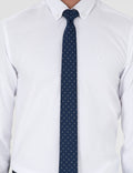 White Slim Fit Long Sleeve Shirt