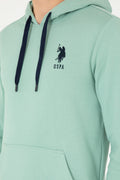 Men's Water Green Basic Sweatshirt