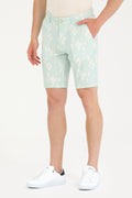 Men's Water Green Woven Shorts