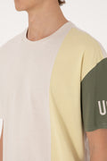 Men's Comfort Fit Crew Neck Stone T-Shirt