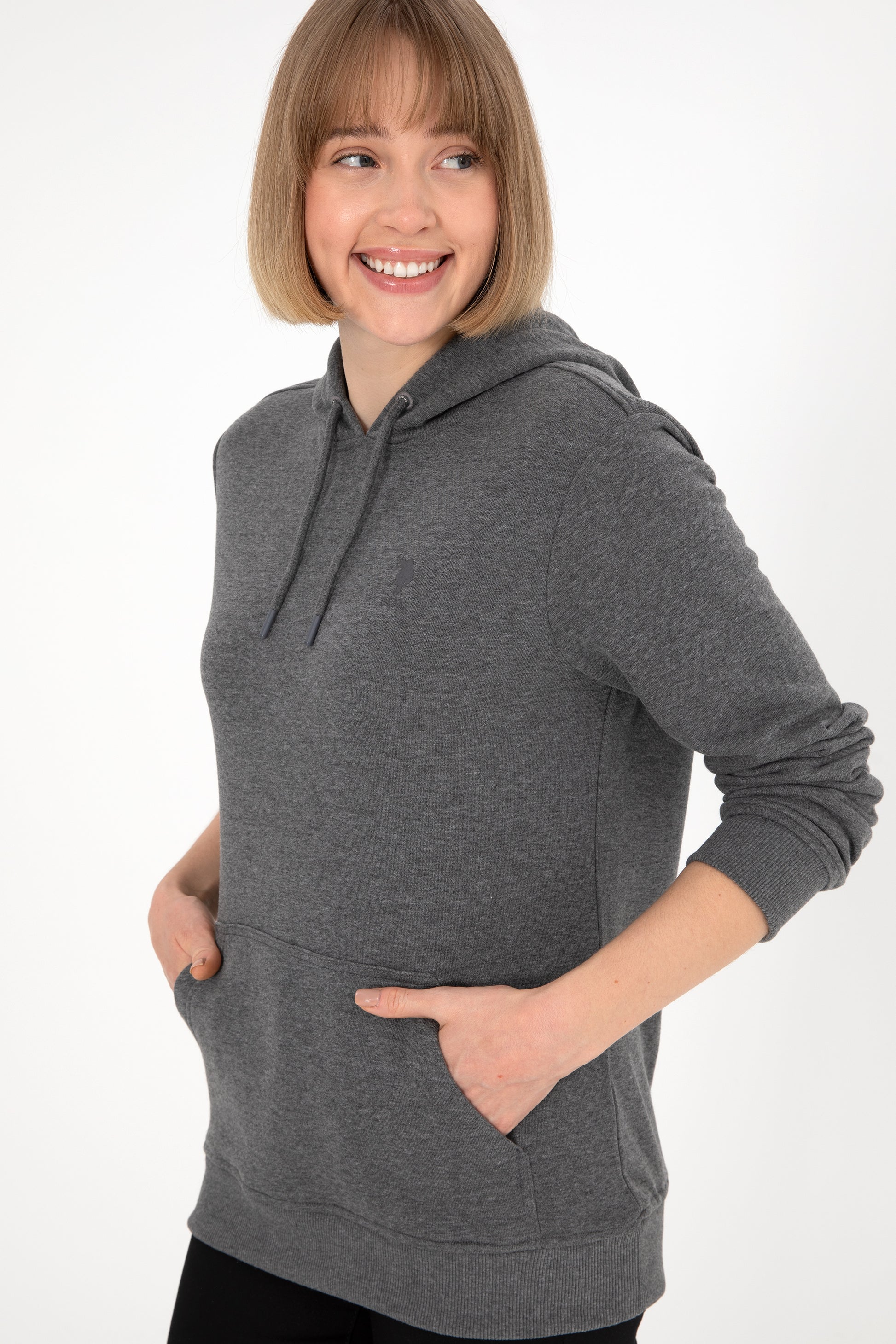Men's Anthracite Melange Basic Sweatshirt