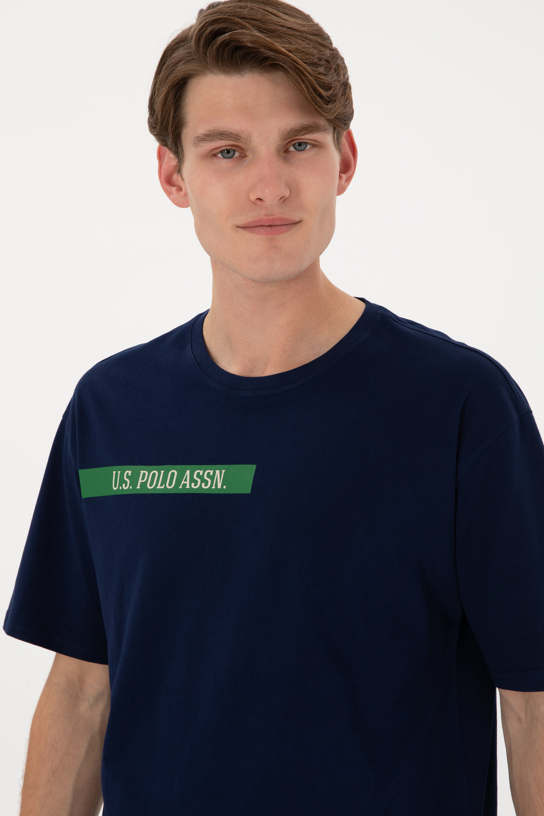 Men's Comfort Fit Crew Neck Navy T-Shirt