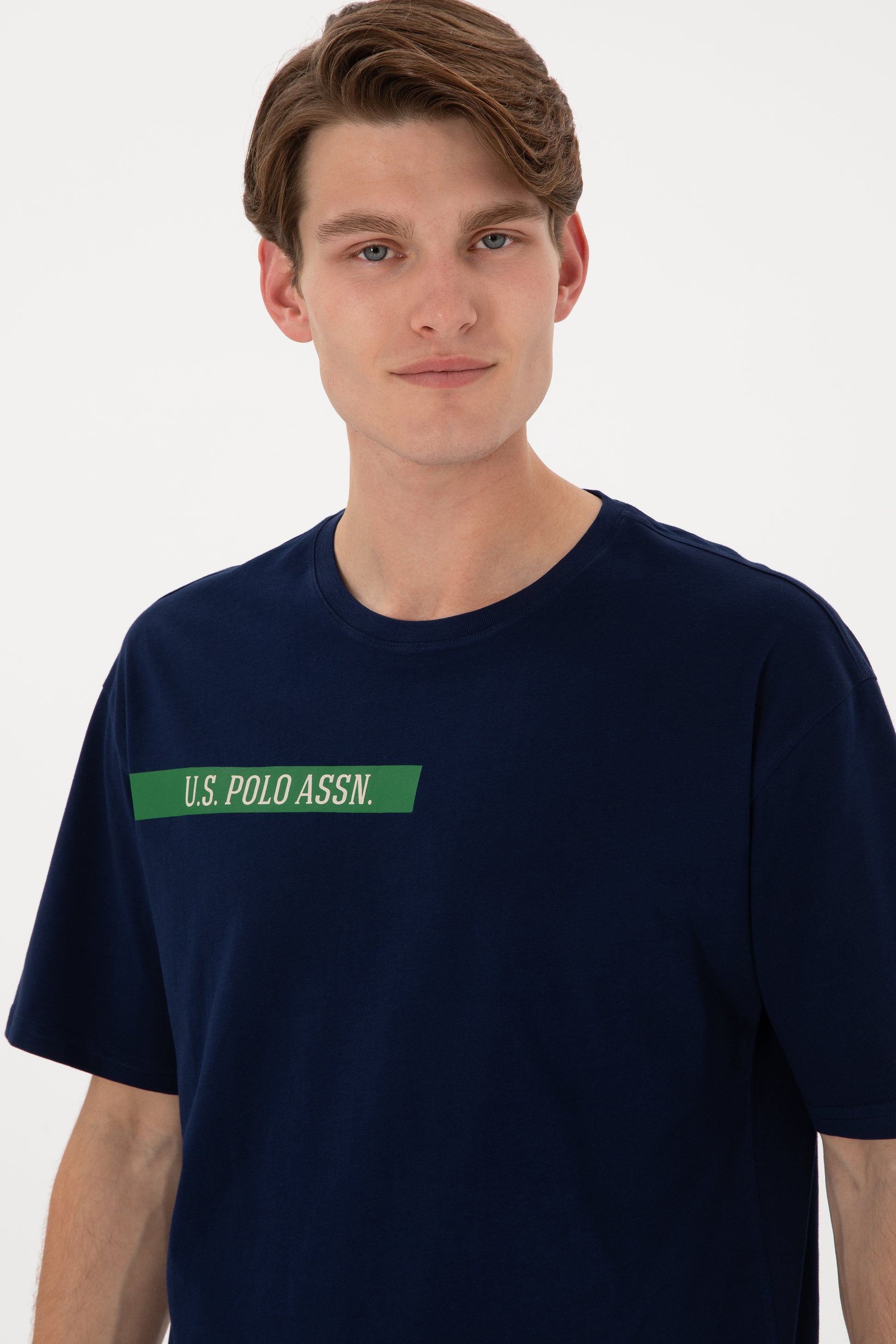 Men's Comfort Fit Crew Neck Navy T-Shirt
