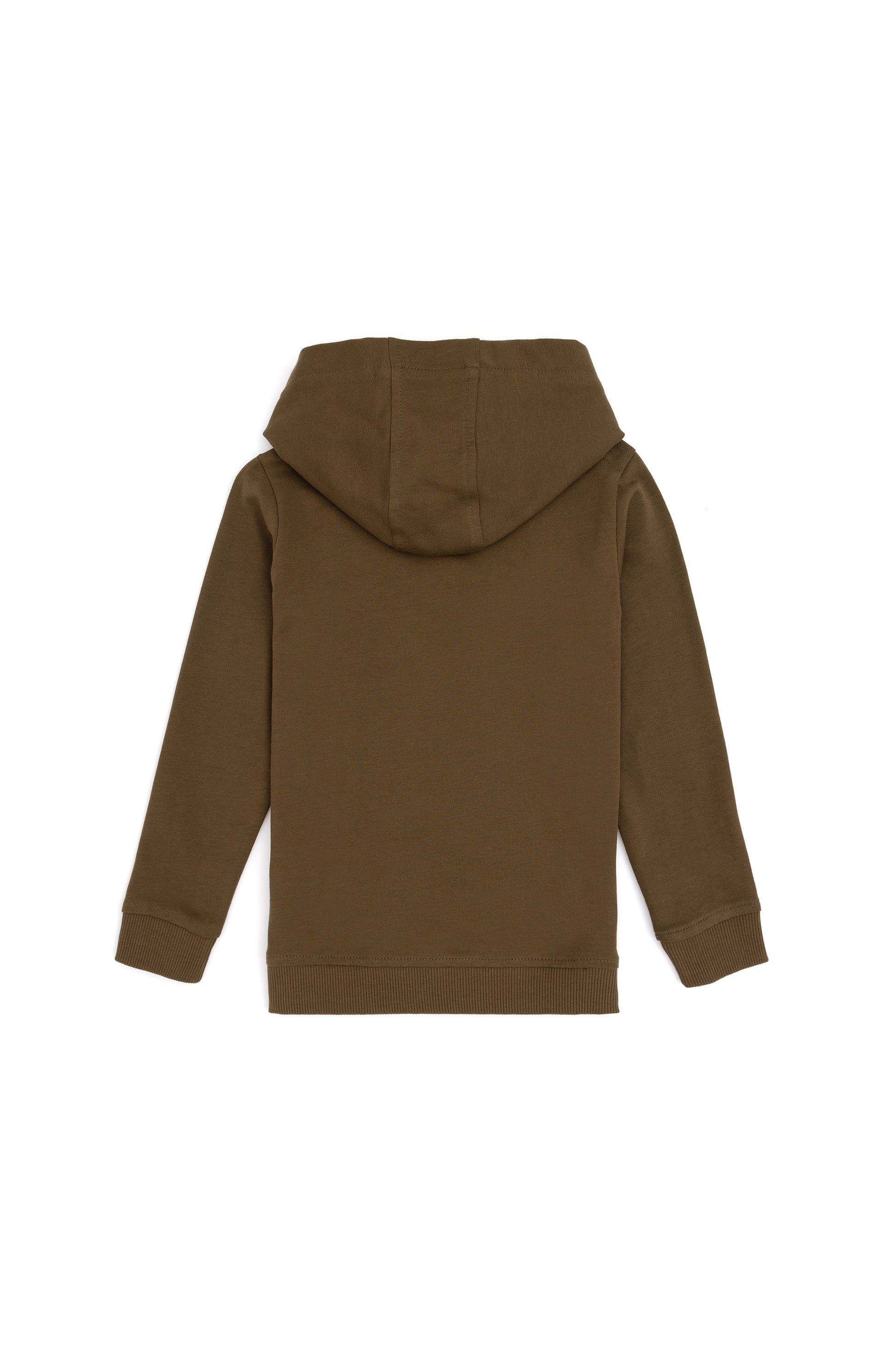 Boy's Khaki Hooded Sweatshirt