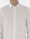 Khaki Slim Fit Long Sleeve Shirt