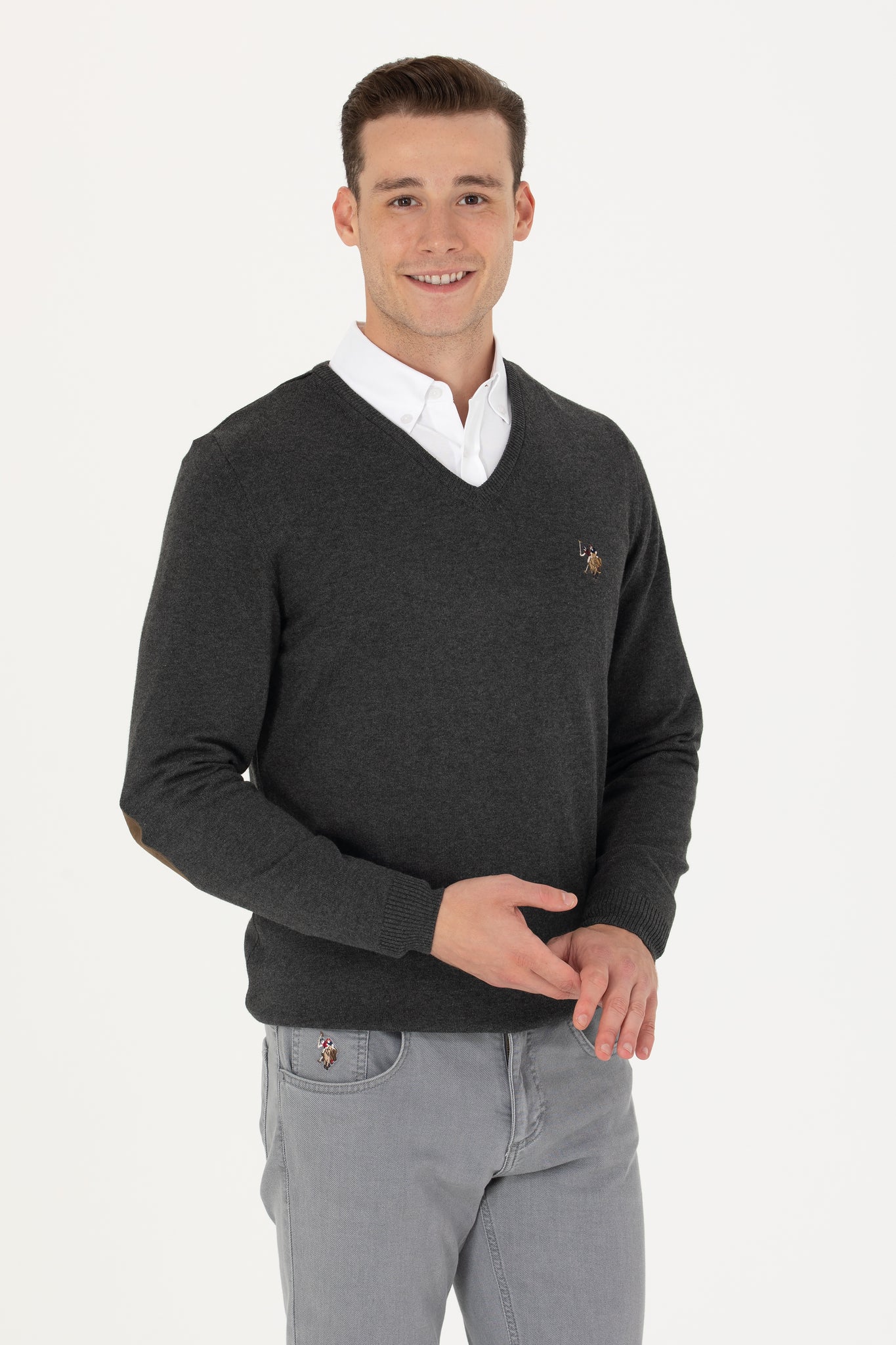 Men's Anthracite Basic Sweater