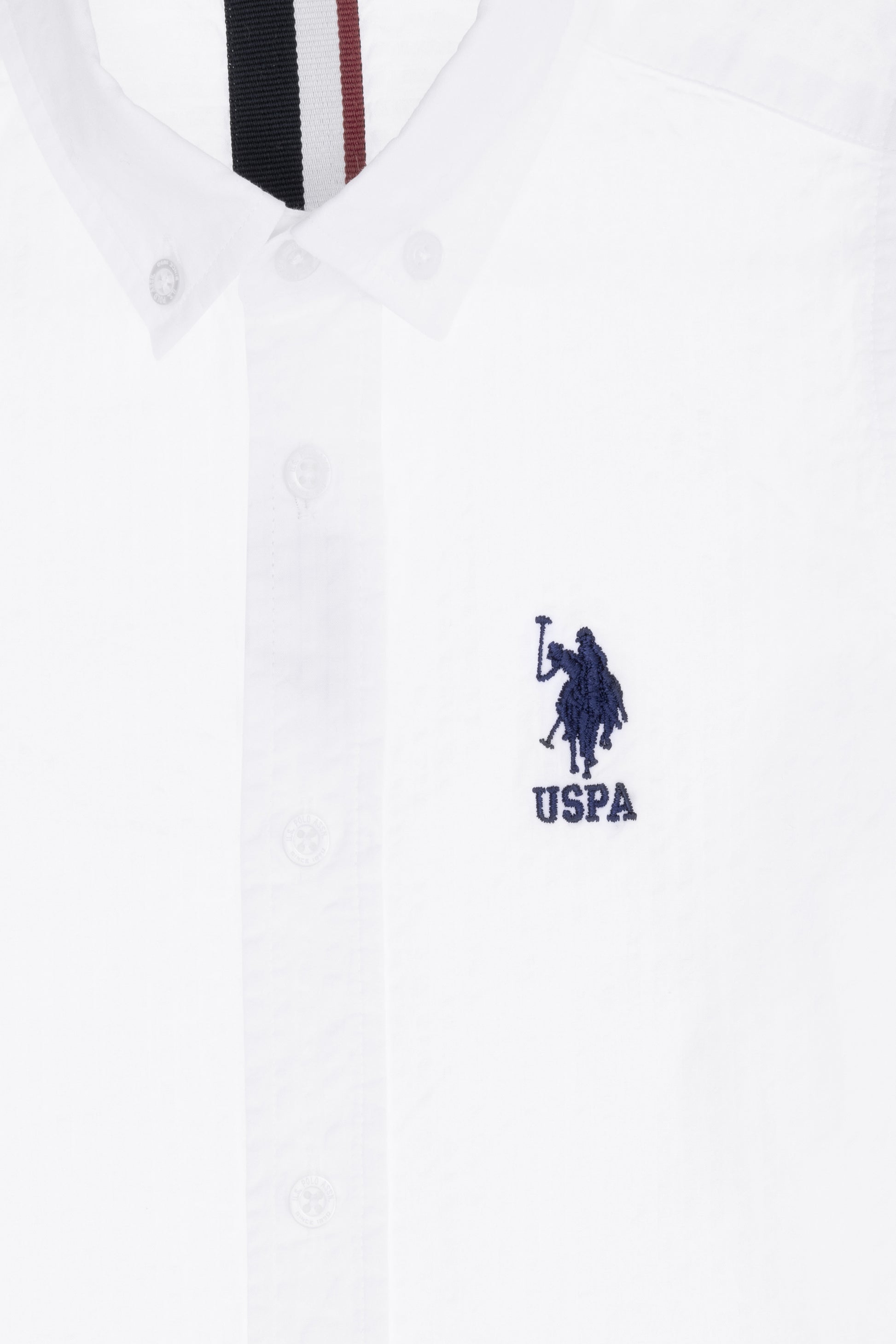 Boy's White Long Sleeve Shirt