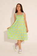 Girls' Mint Sleeveless Knitted Dress