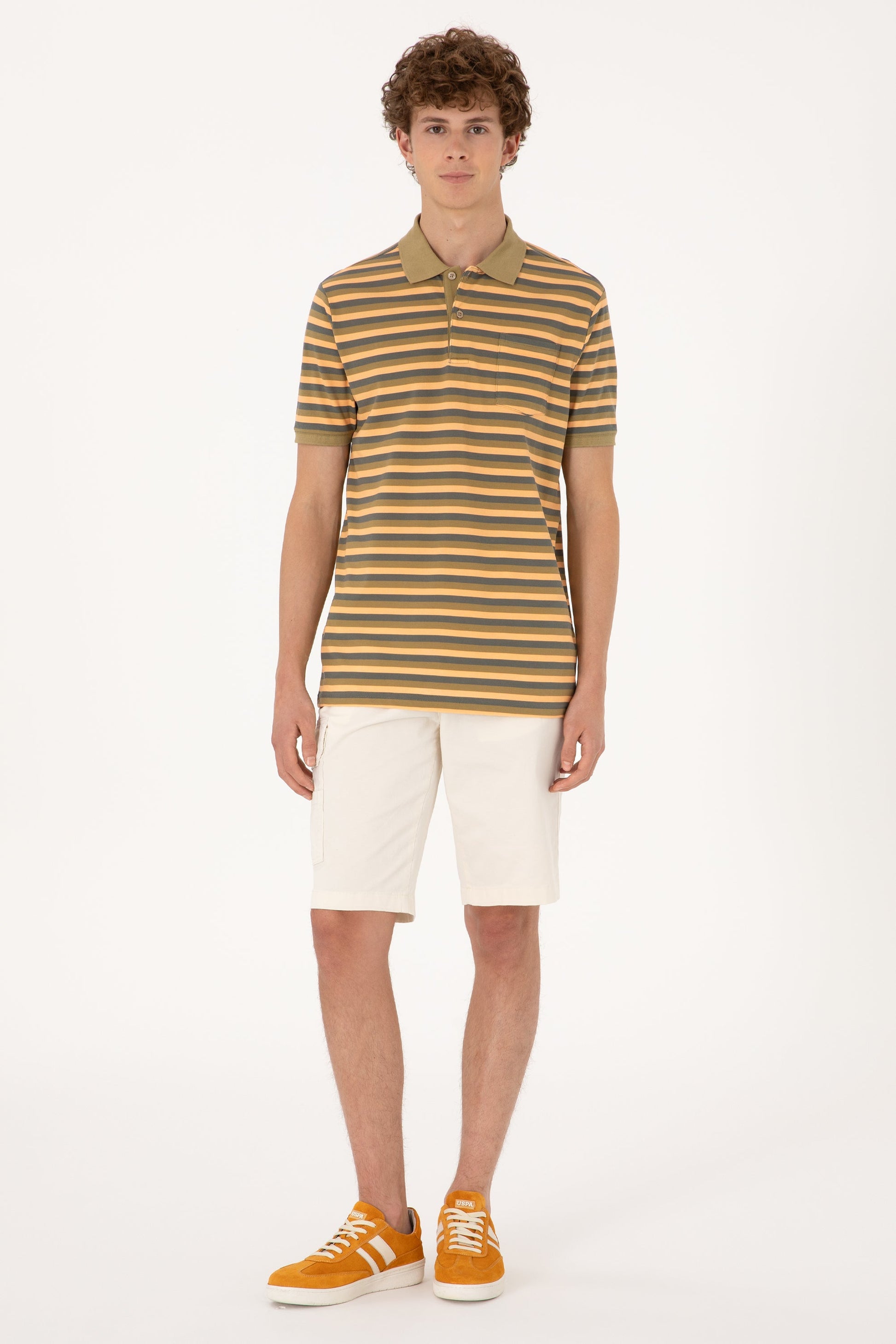 U.S. Polo Assn. - Men's Khaki T-Shirt