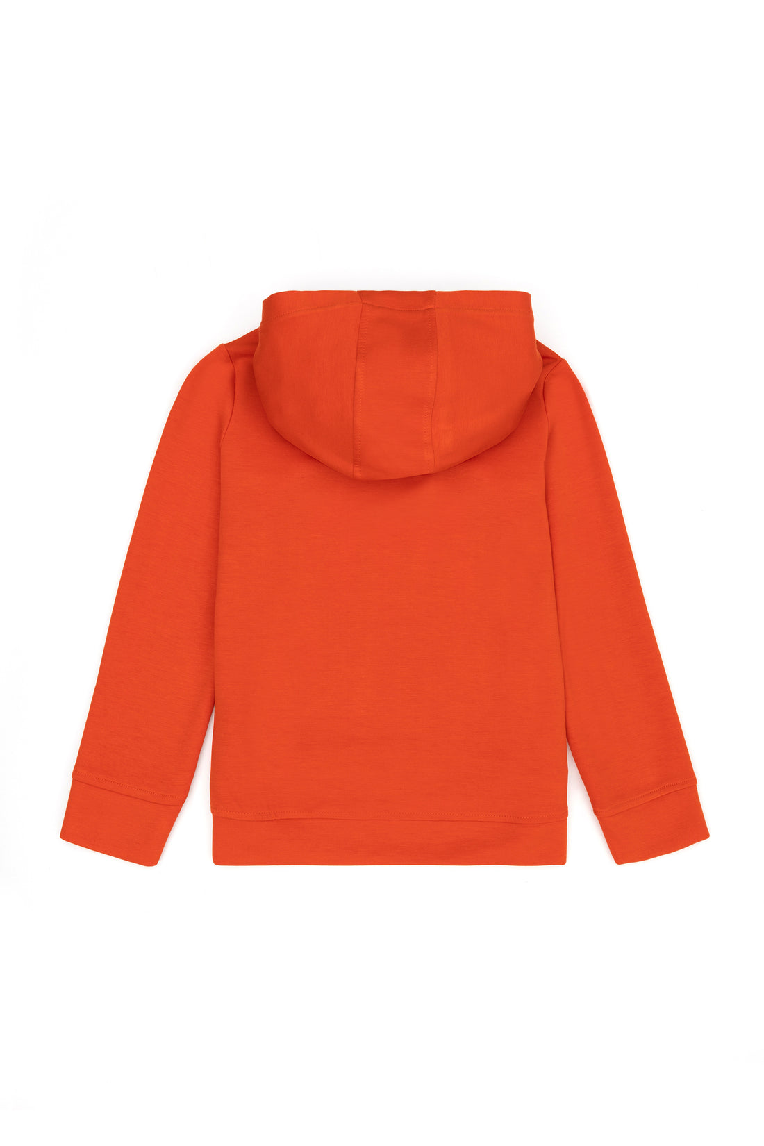 Girl's Orange Hooded Sweatshirt