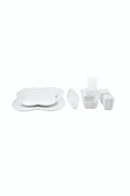 Clover 28 Pieces 6 Person Porcelain Breakfast/Serving Set