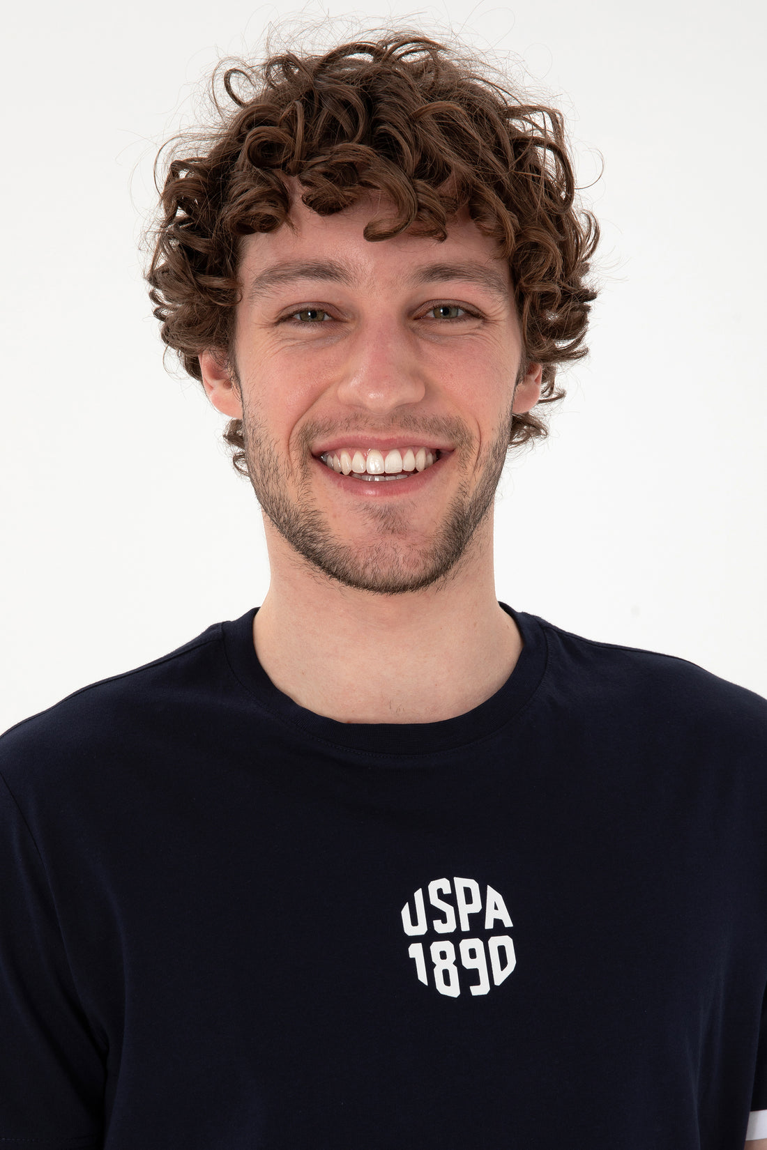 Men's Regular Fit Crew Neck Navy T-Shirt