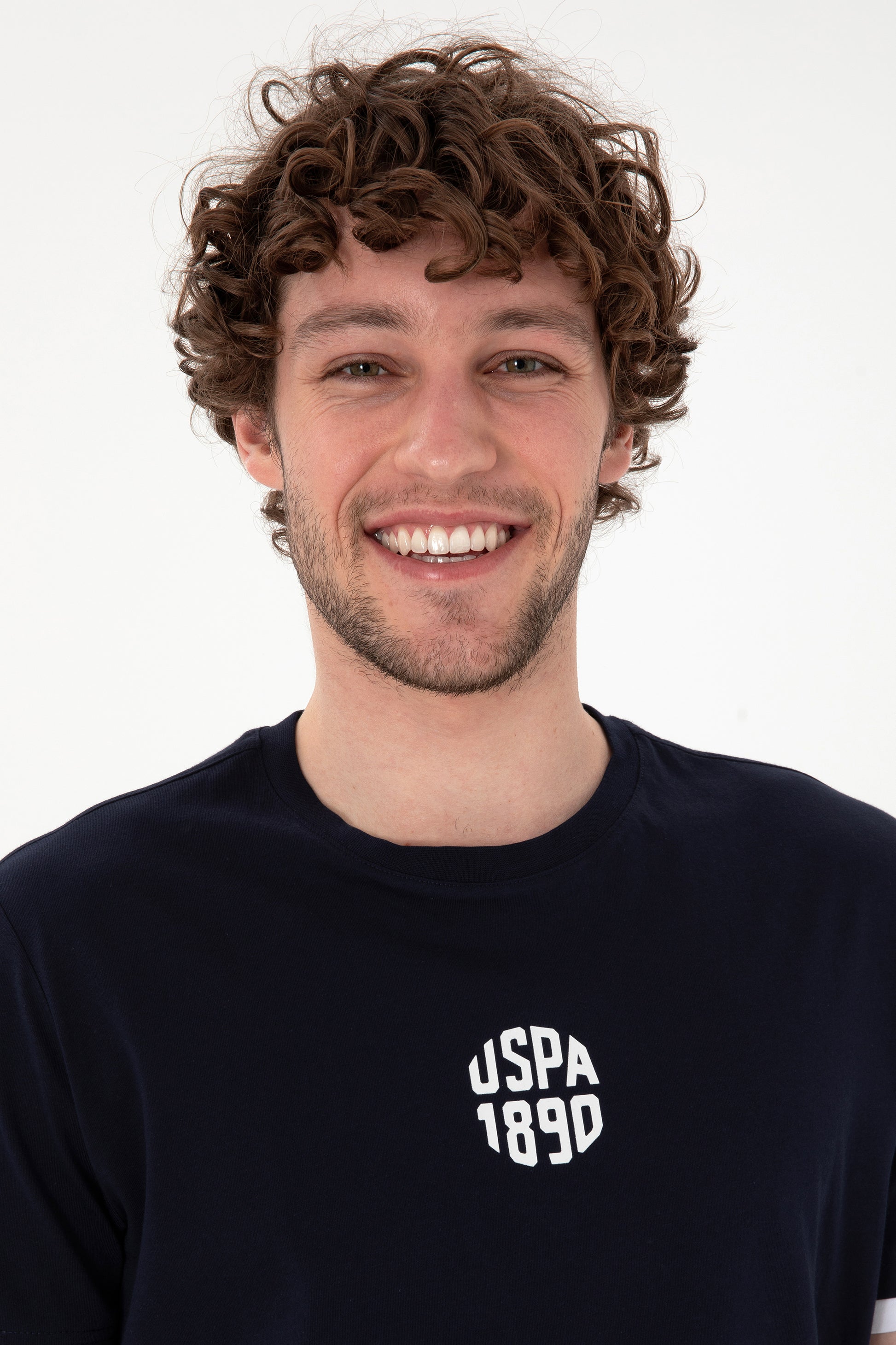 Men's Regular Fit Crew Neck Navy T-Shirt