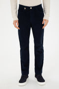 Men's Navy Blue Canvas Pants