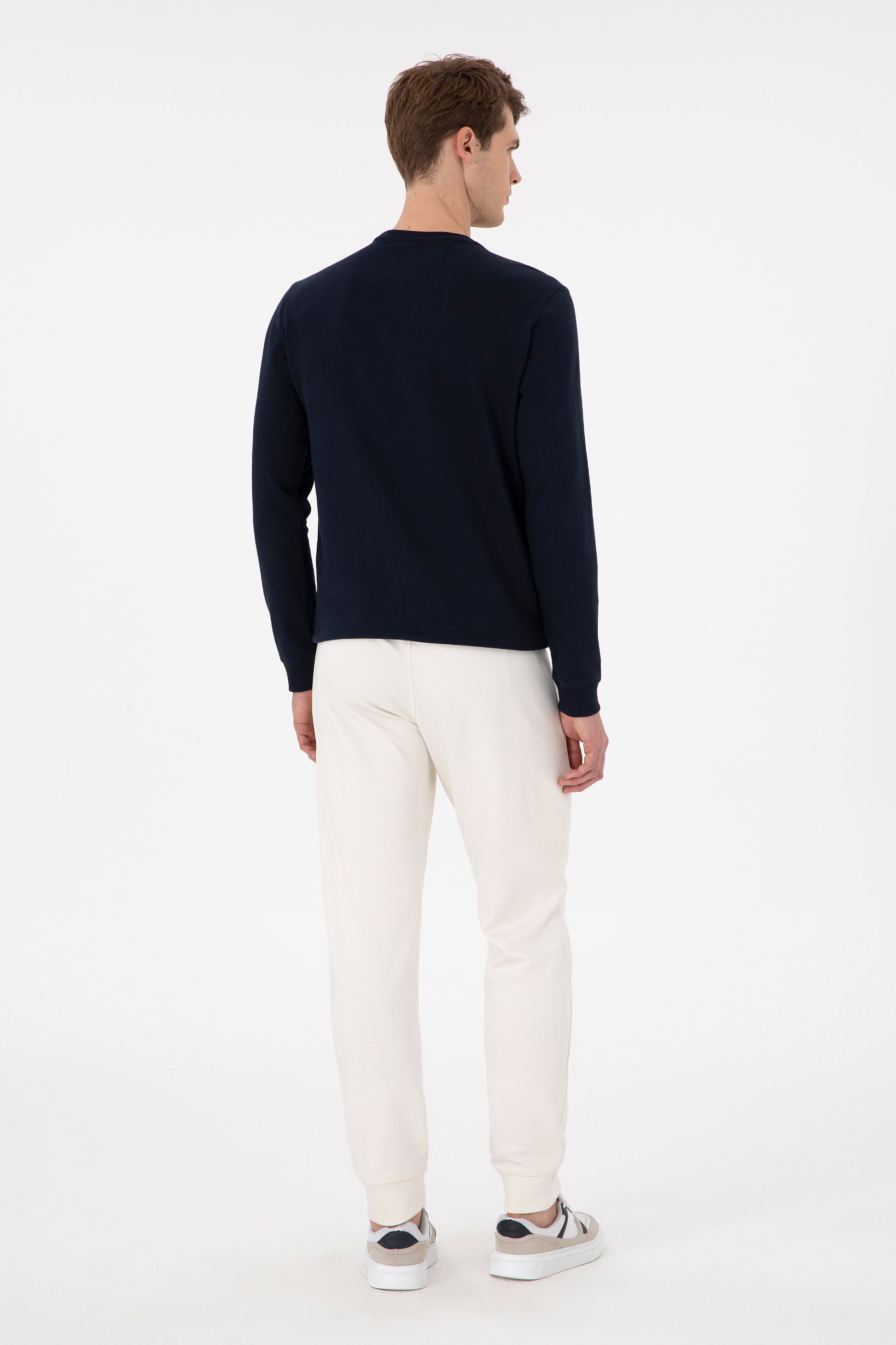 Men's Cream Sweatpants