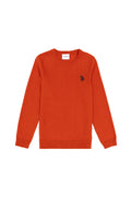 Girls' Tile Crew Neck Basic Sweater