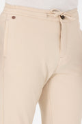 Men's Cream Canvas Pants