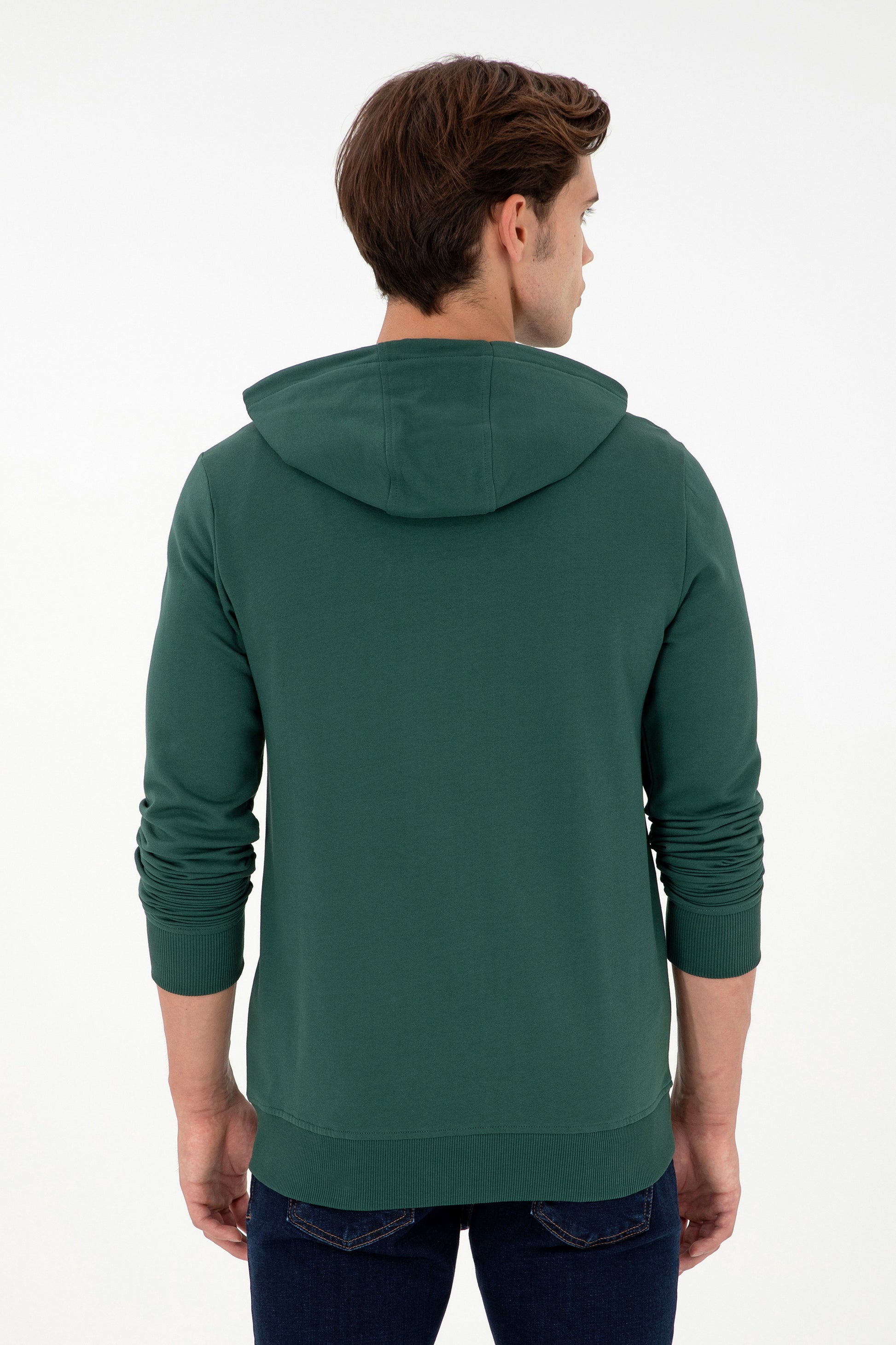 Men's Dark Green Knitted Cardigan