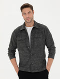 Anthracite Regular Fit Knitted Shirt